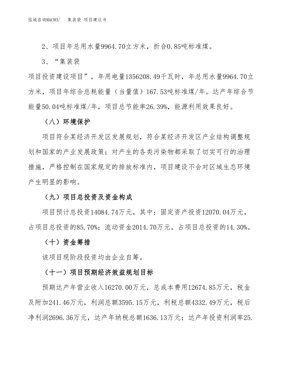 集装袋 项目建议书（可研报告）.docx_第4页