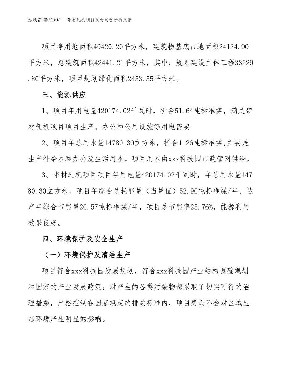 带材轧机项目投资运营分析报告参考模板.docx_第5页