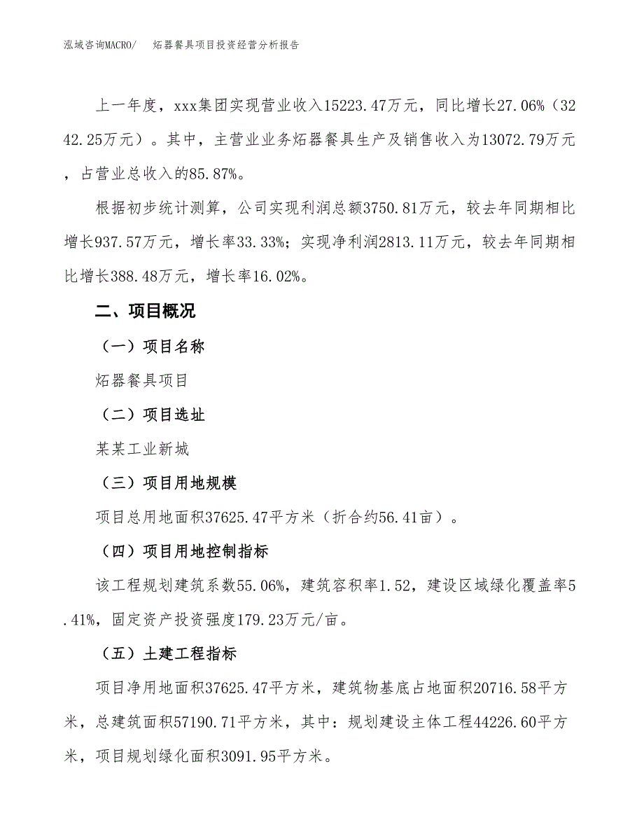 炻器餐具项目投资经营分析报告模板.docx_第2页