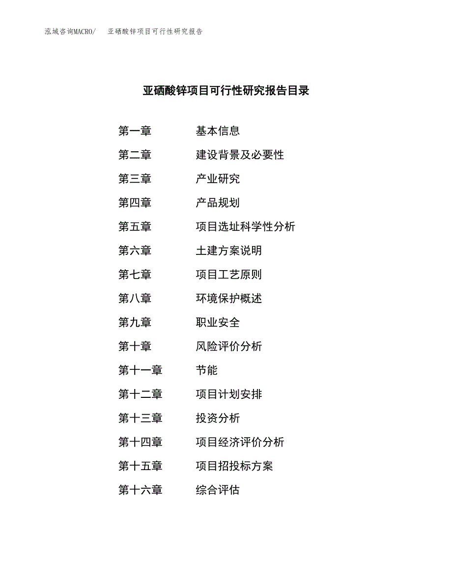 亚硒酸锌项目可行性研究报告汇报设计.docx_第3页