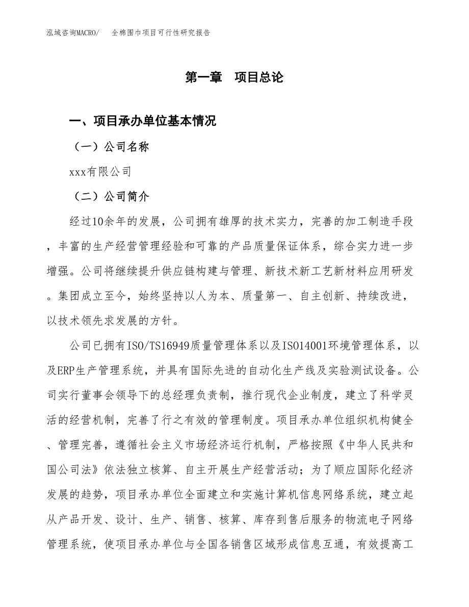 全棉围巾项目可行性研究报告汇报设计.docx_第4页