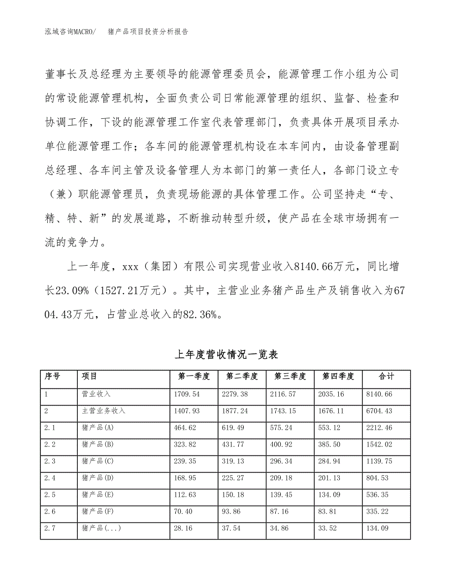 猪产品项目投资分析报告（总投资6000万元）（26亩）_第3页