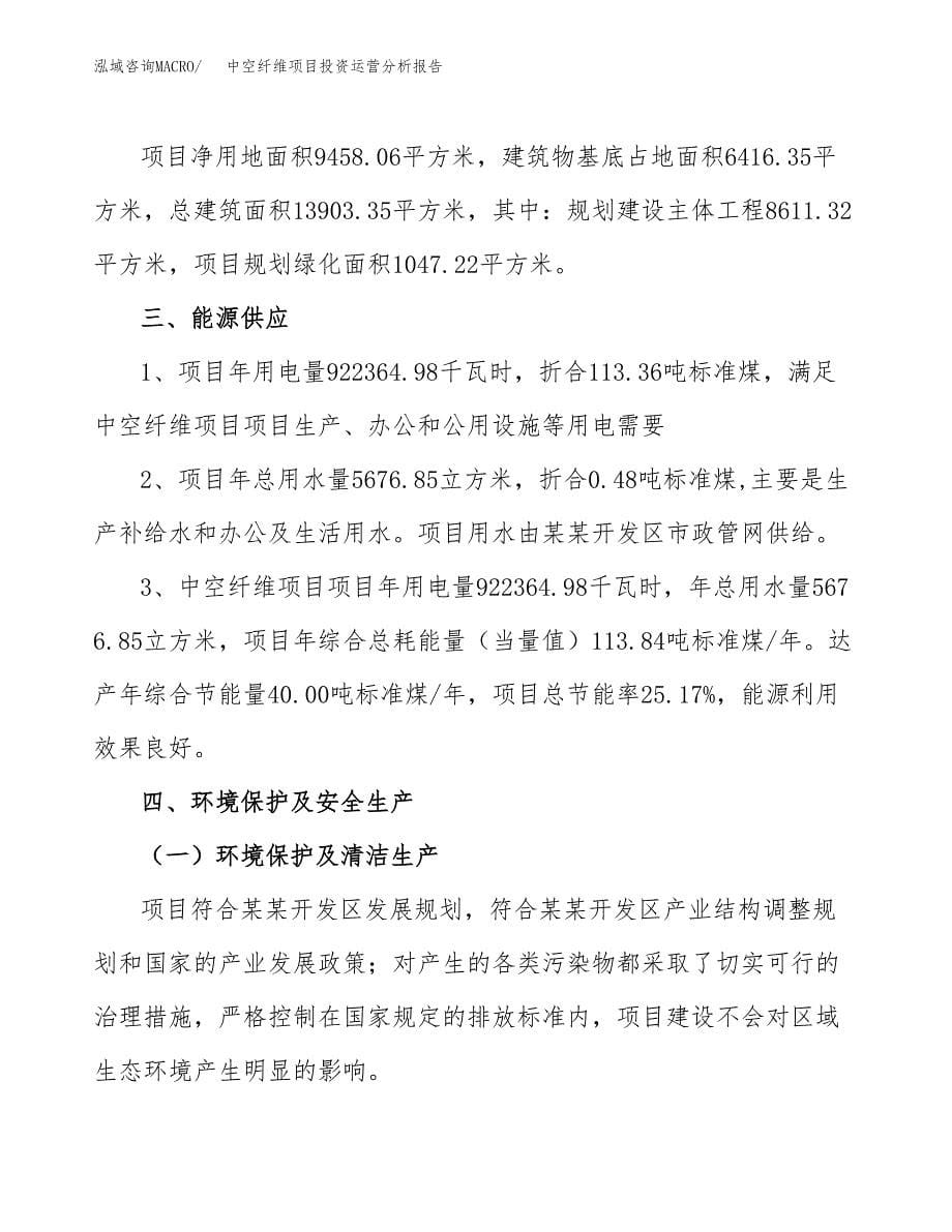 中空纤维项目投资运营分析报告参考模板.docx_第5页