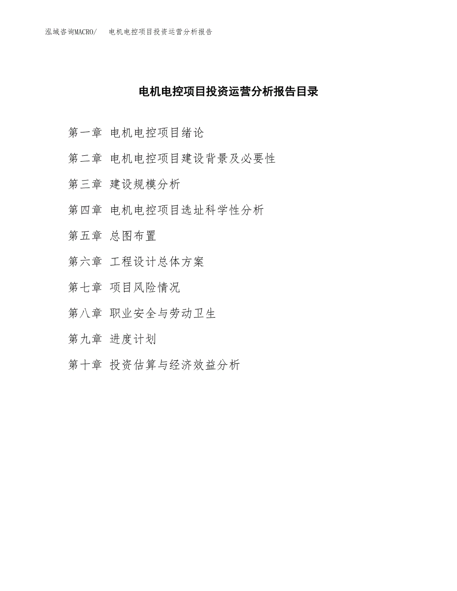 电机电控项目投资运营分析报告参考模板.docx_第3页