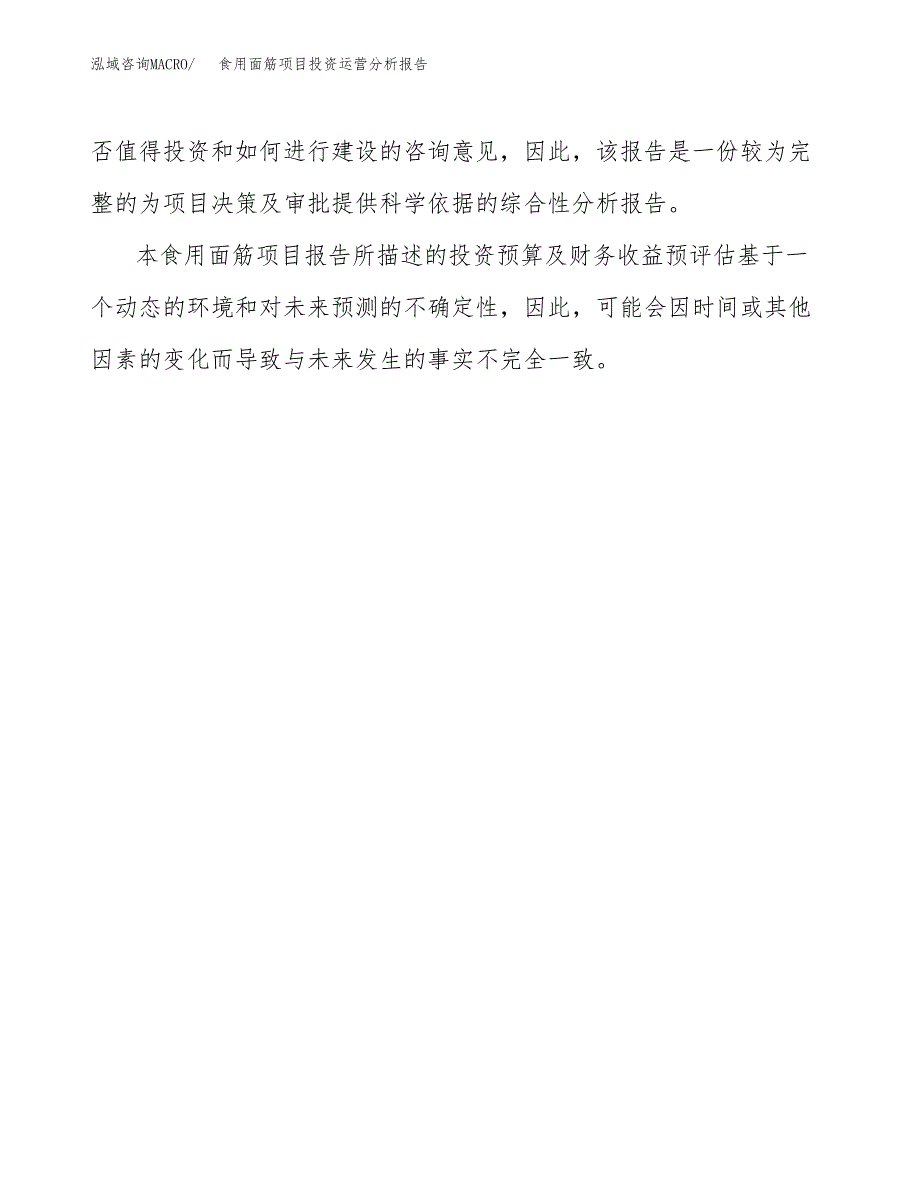 食用面筋项目投资运营分析报告参考模板.docx_第3页