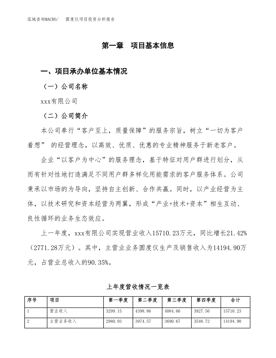 圆度仪项目投资分析报告（总投资7000万元）（28亩）_第2页