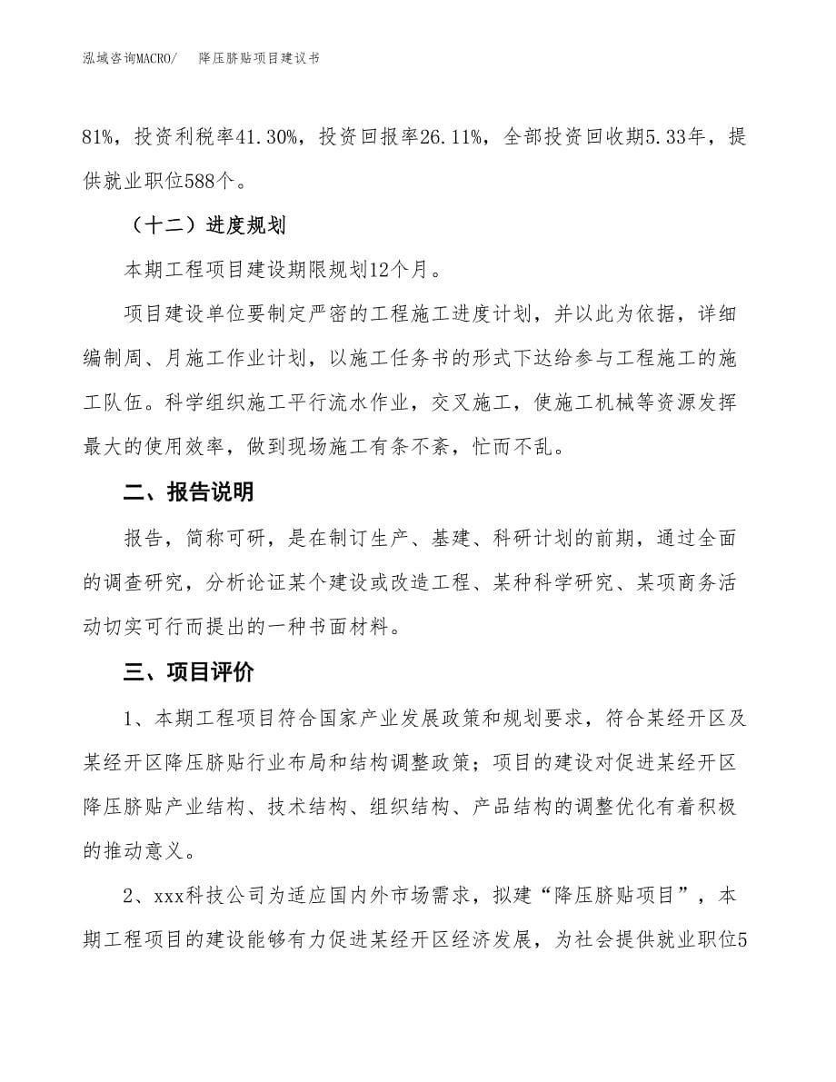 降压脐贴项目建议书（可研报告）.docx_第5页