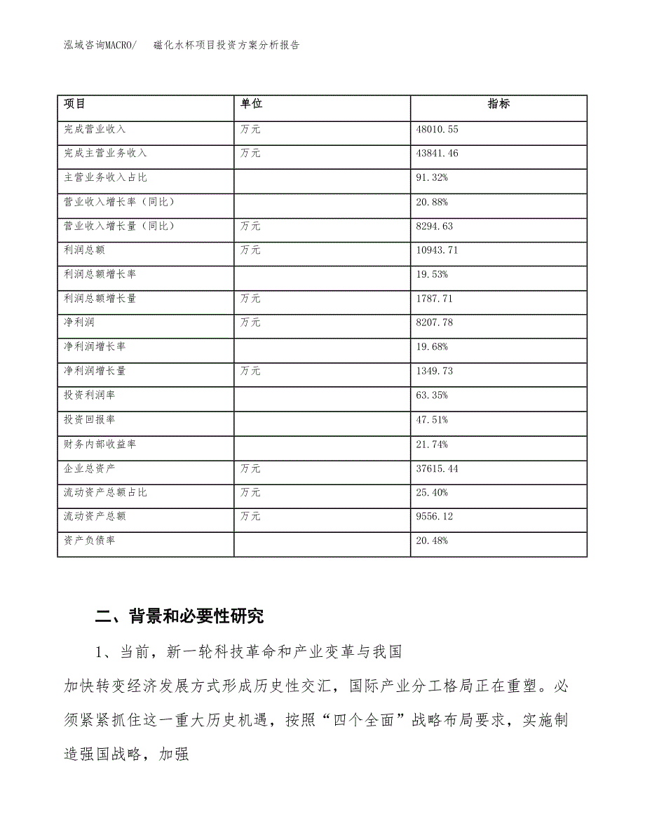 磁化水杯项目投资方案分析报告.docx_第3页