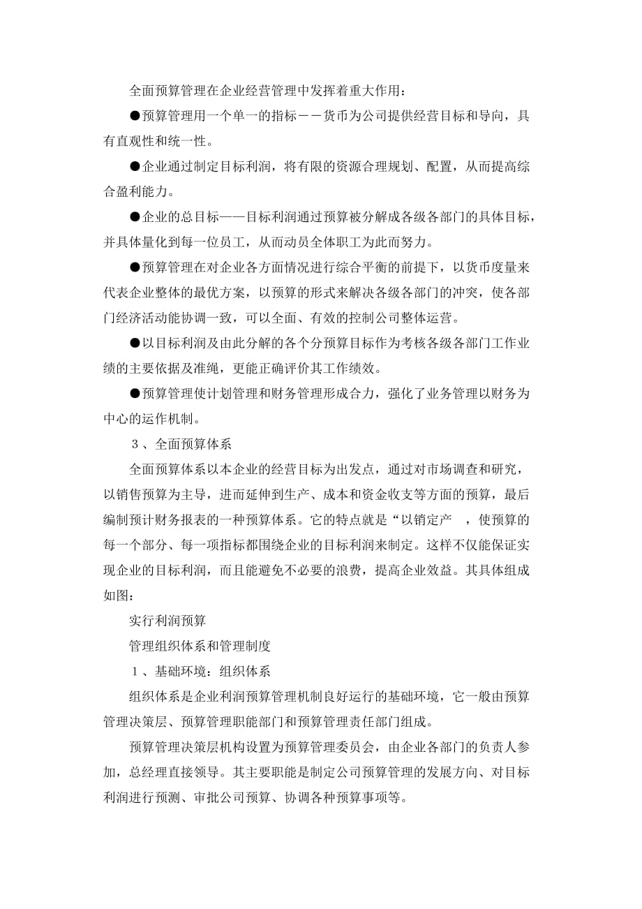 企业全面预算管理分析(doc 4)_第2页