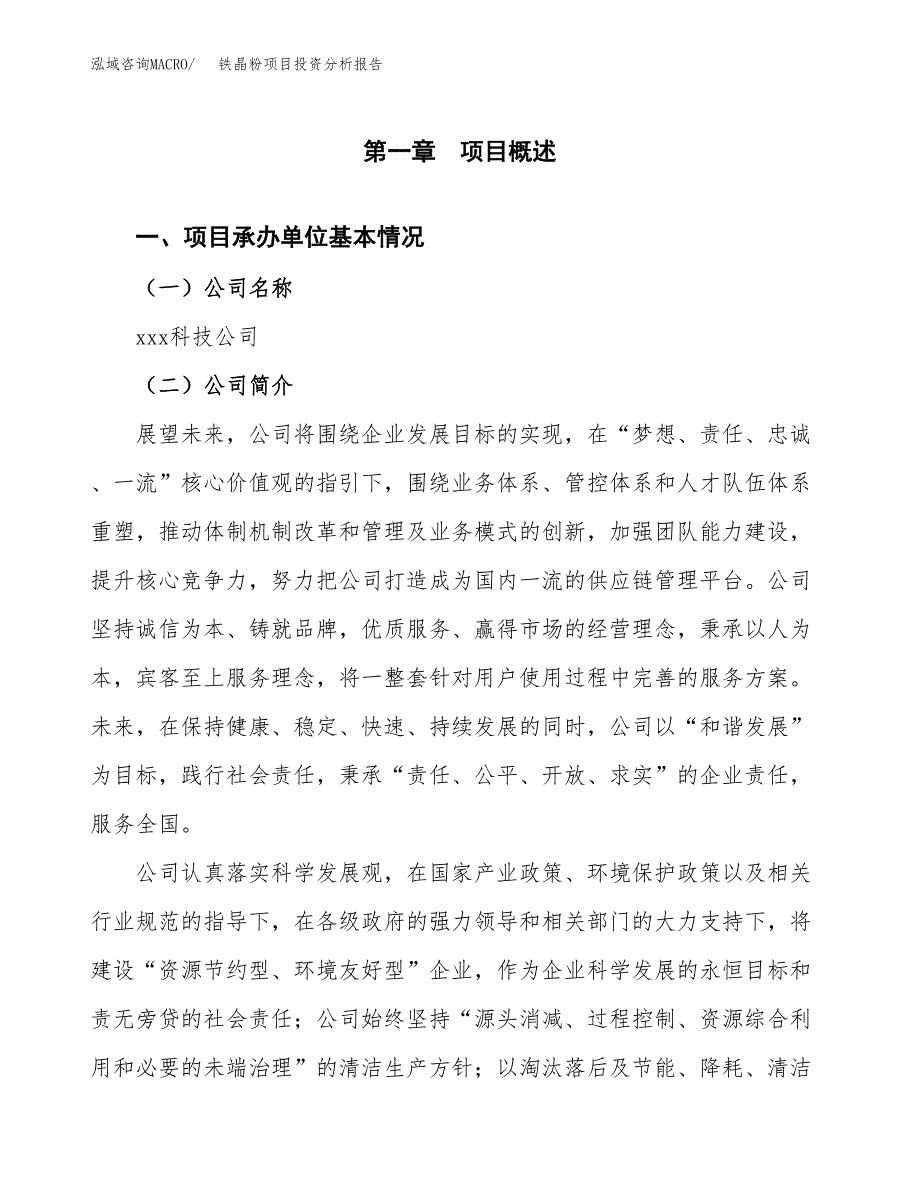 铁晶粉项目投资分析报告（总投资6000万元）（25亩）_第2页