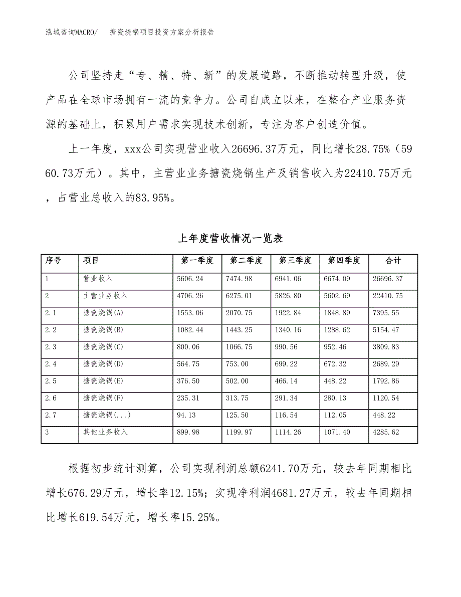 搪瓷烧锅项目投资方案分析报告.docx_第2页