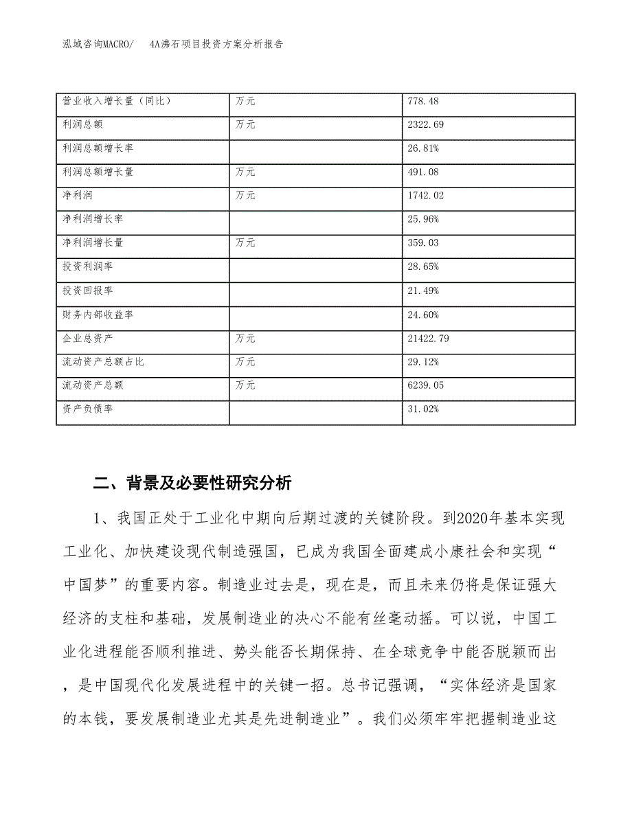 4A沸石项目投资方案分析报告.docx_第3页