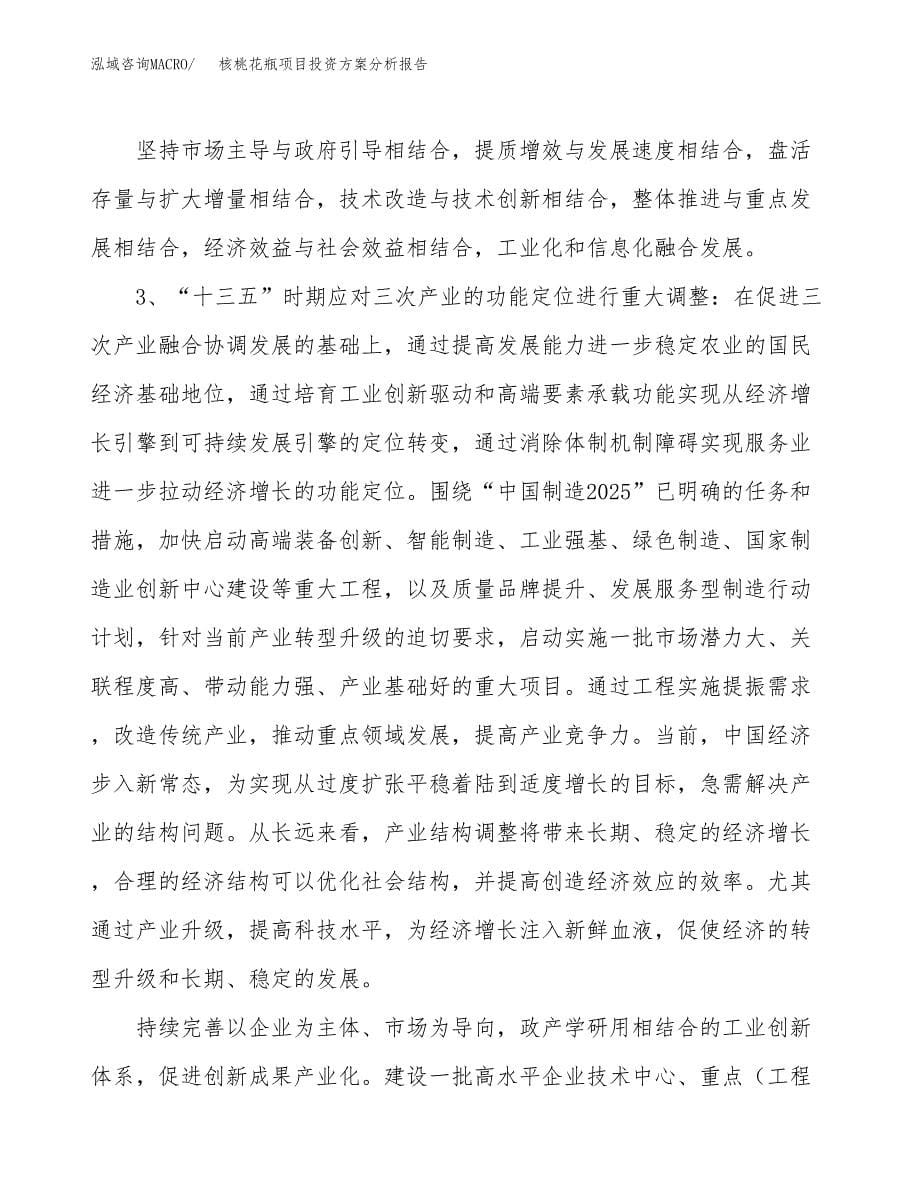 核桃花瓶项目投资方案分析报告.docx_第5页