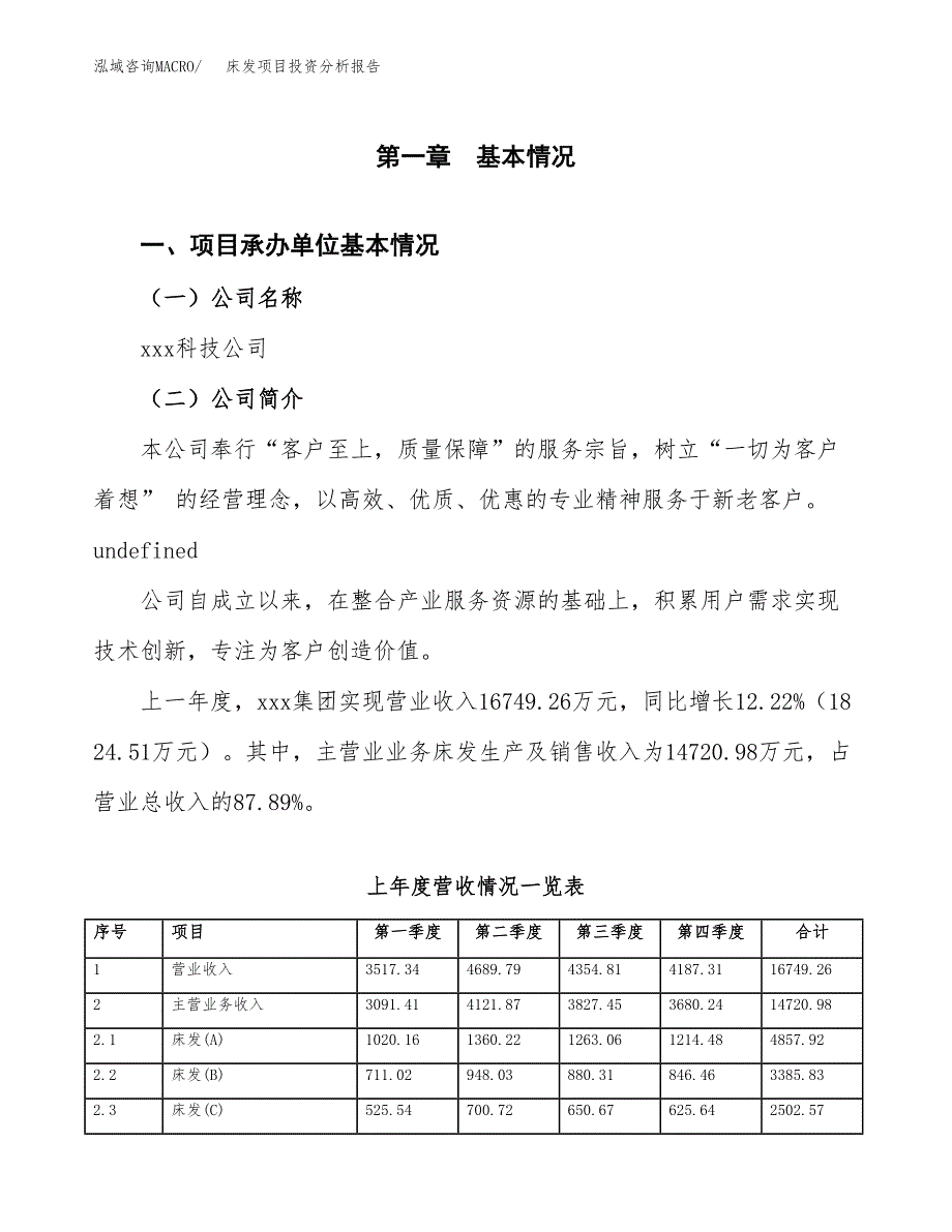 床发项目投资分析报告（总投资15000万元）（65亩）_第2页