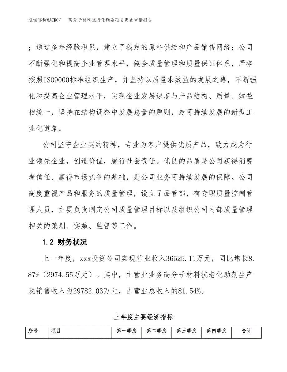 高分子材料抗老化助剂项目资金申请报告_第4页