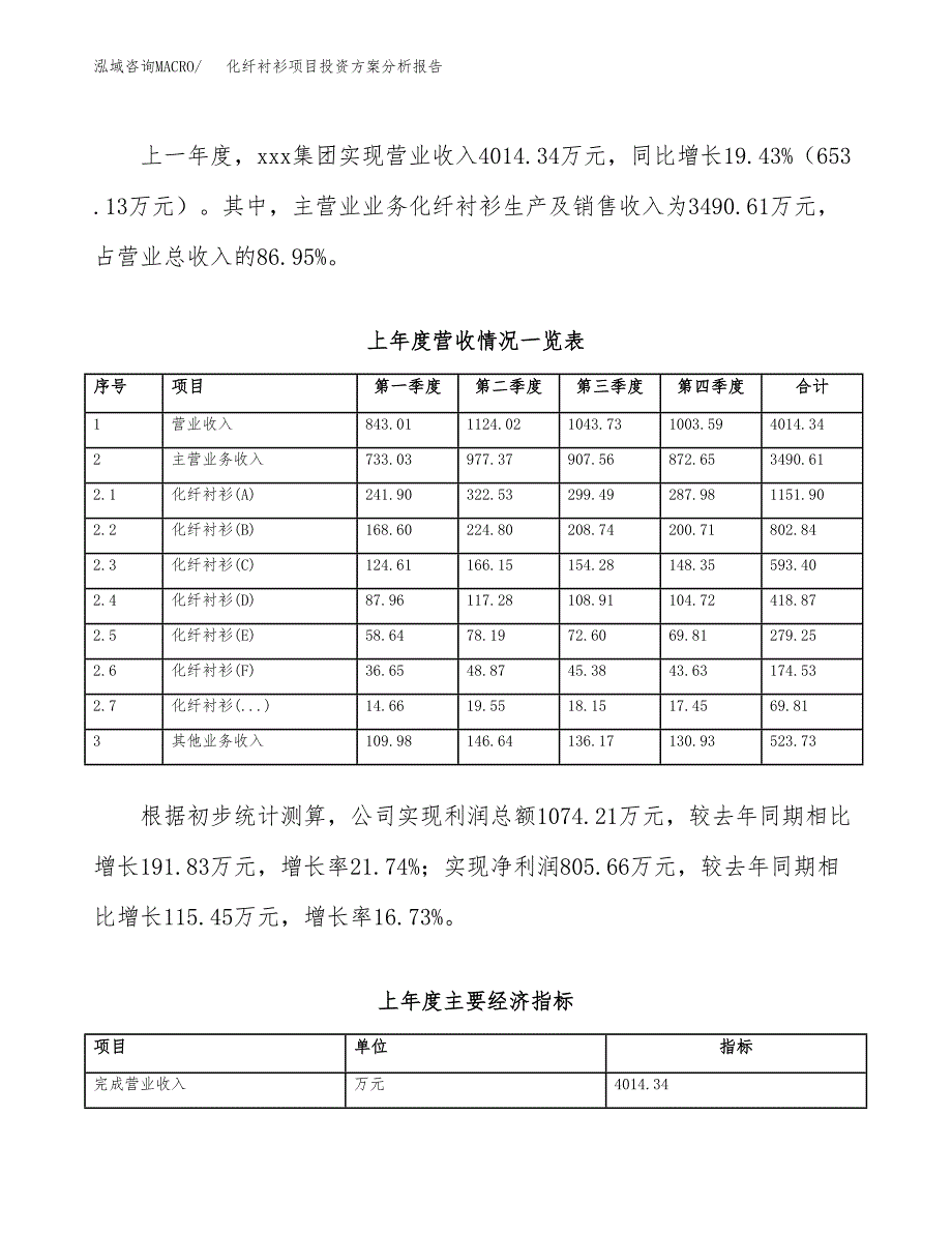 化纤衬衫项目投资方案分析报告.docx_第2页