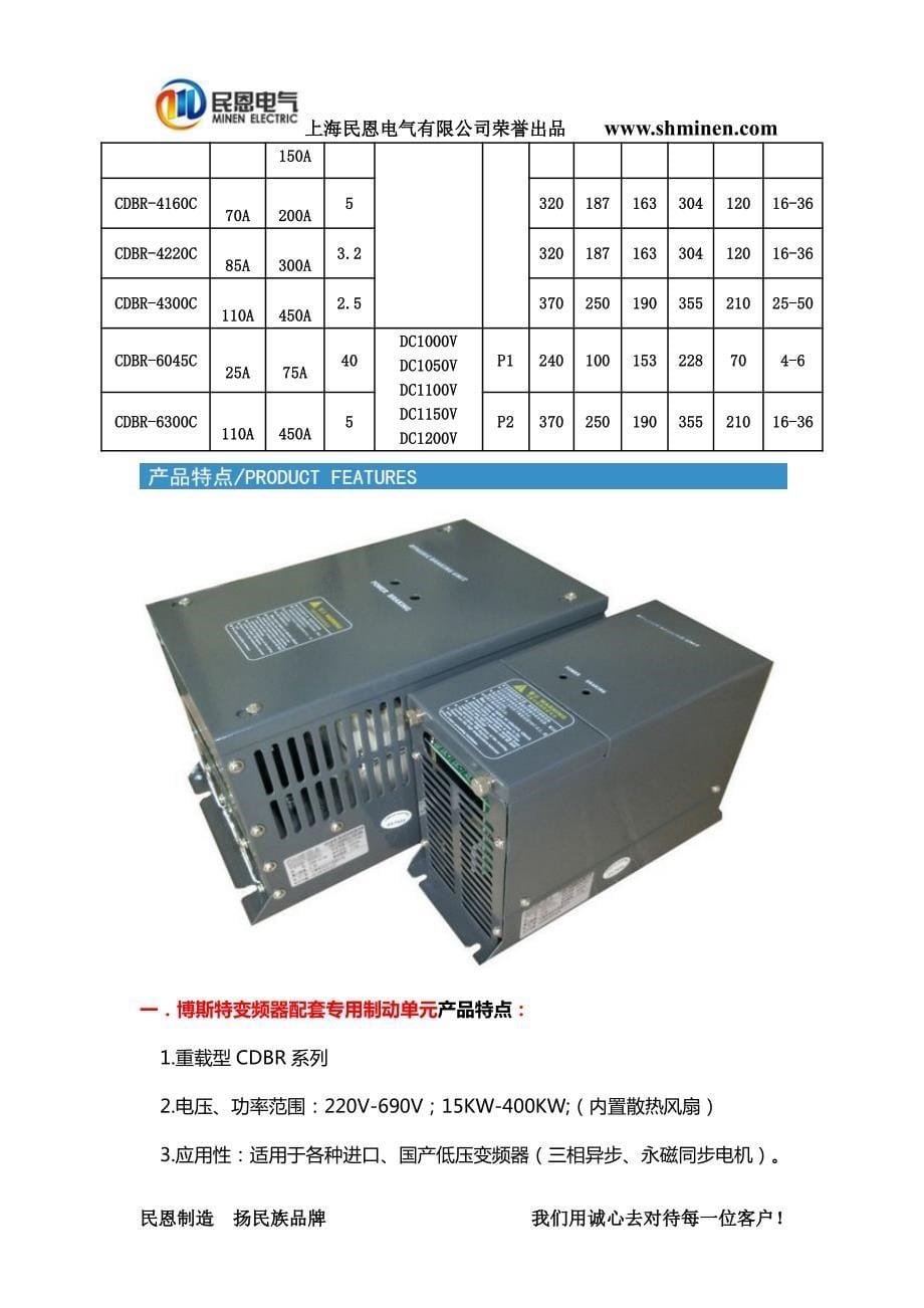 博斯特变频器配套专用制动单元1_第5页