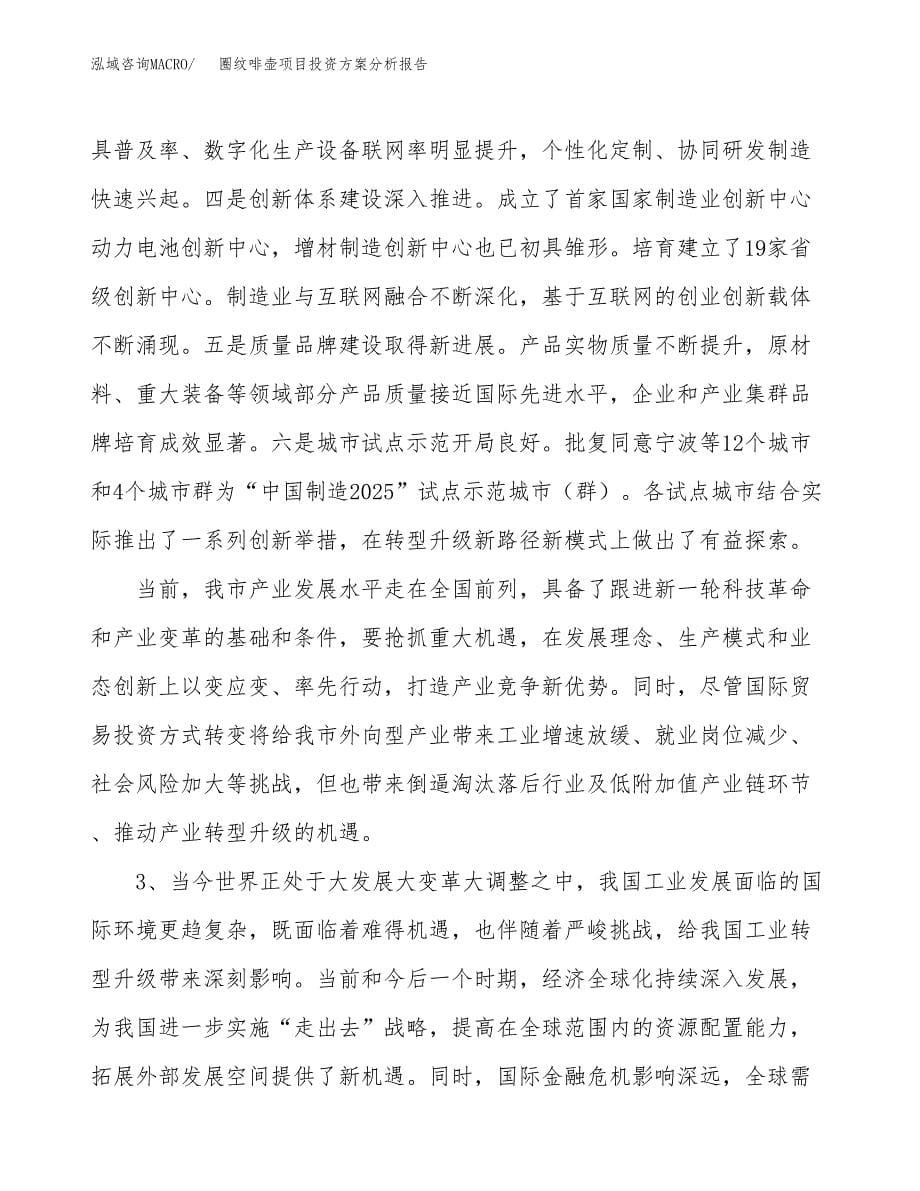 圈纹啡壶项目投资方案分析报告.docx_第5页