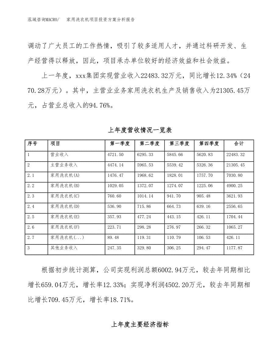 家用洗衣机项目投资方案分析报告.docx_第2页