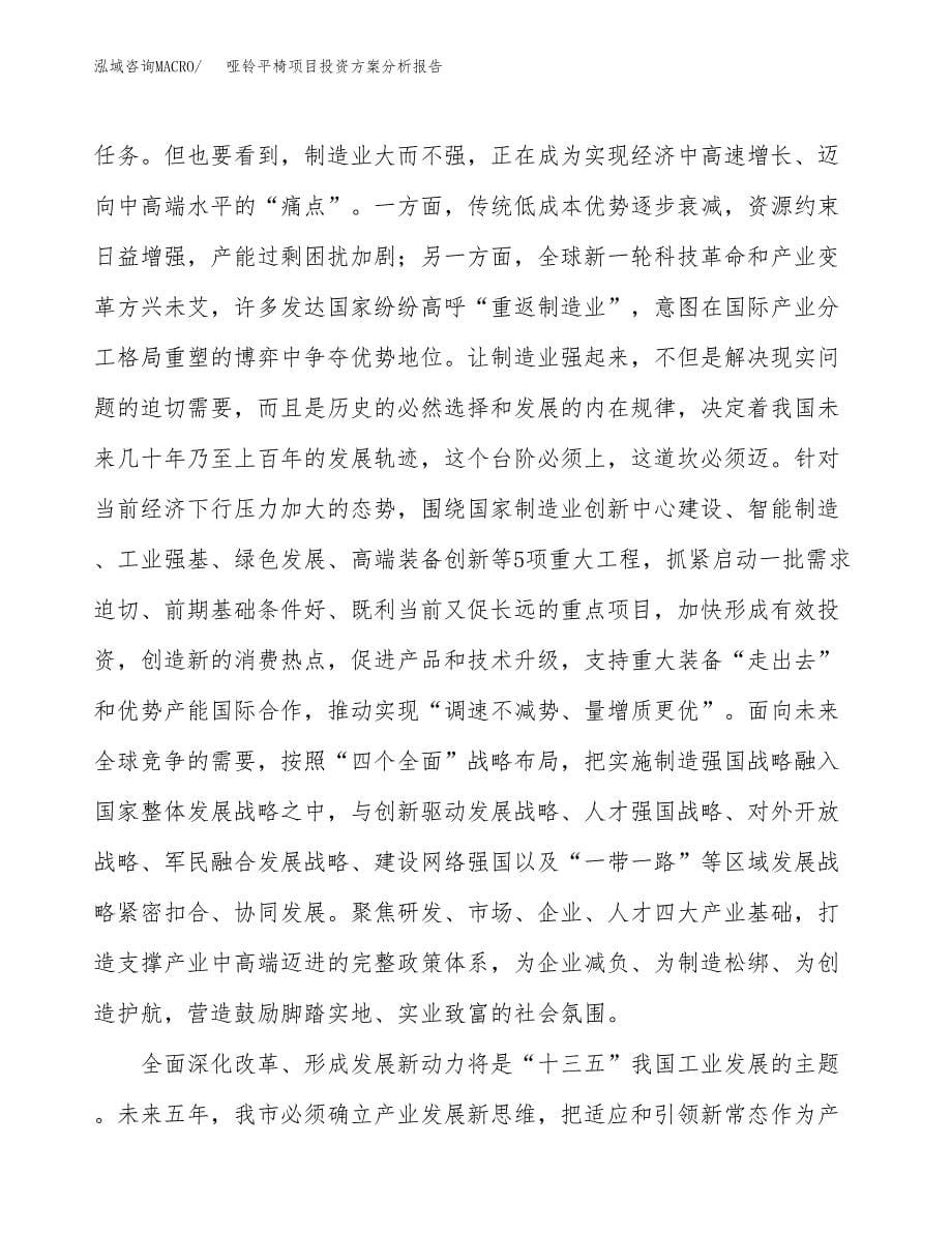 哑铃平椅项目投资方案分析报告.docx_第5页