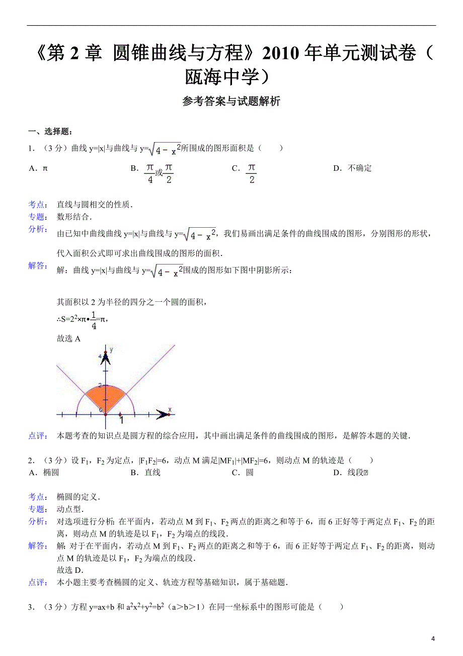 圆锥曲线250综述_第4页