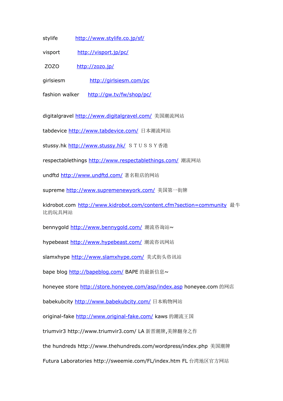 各国服装购物网站大全_第4页