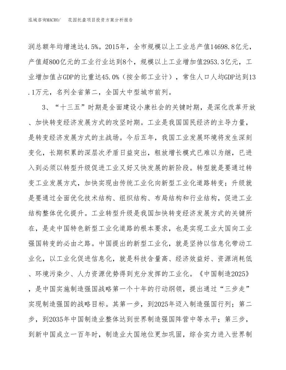 花园托盘项目投资方案分析报告.docx_第5页