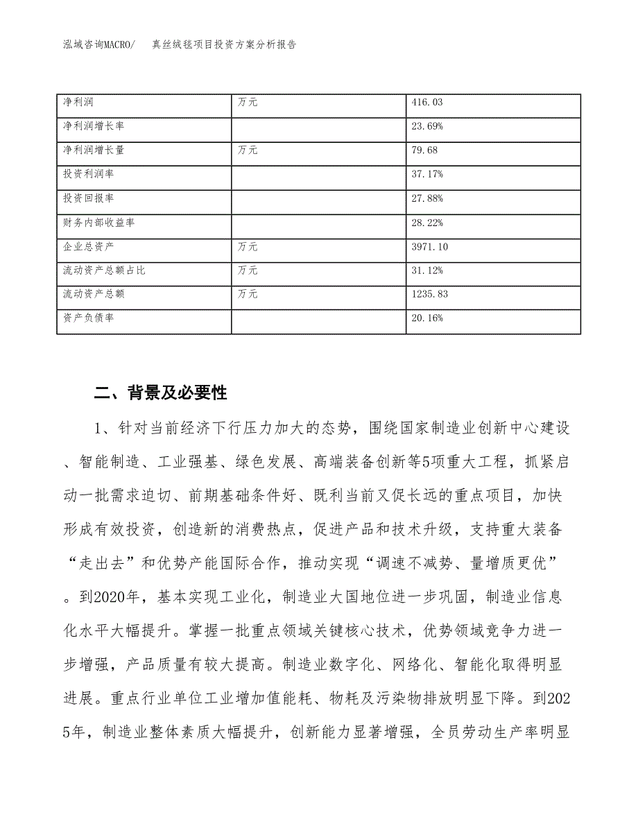 真丝绒毯项目投资方案分析报告.docx_第3页