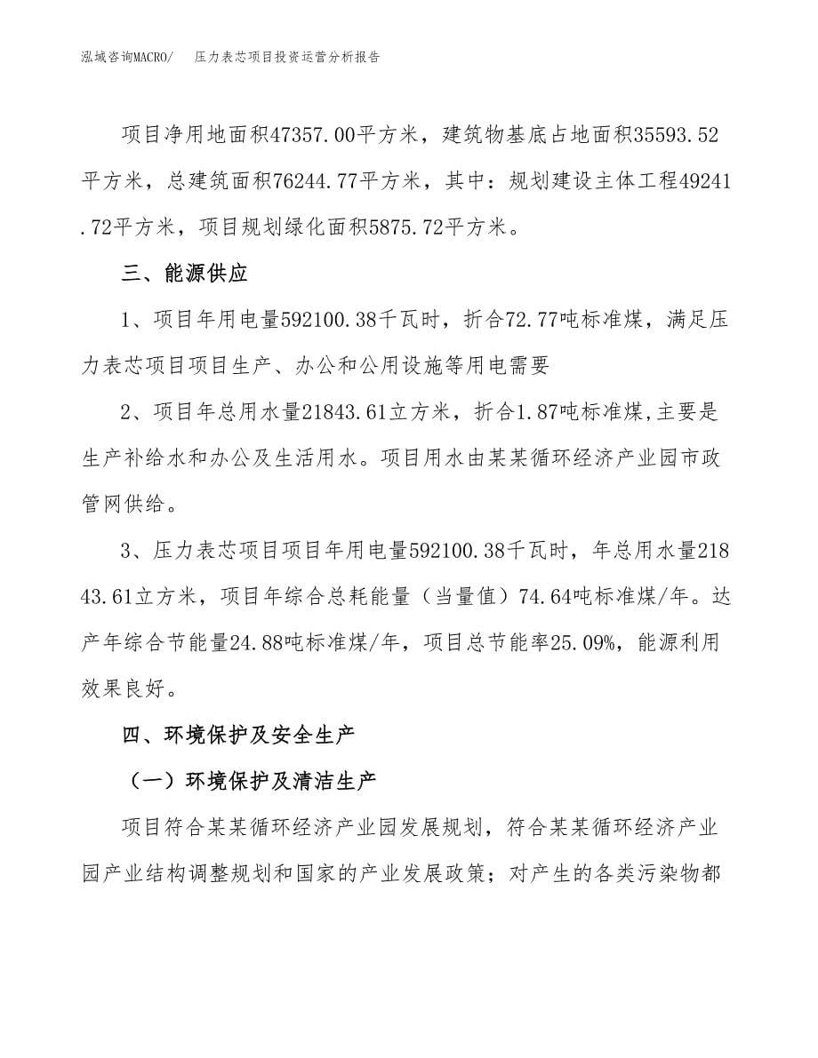 压力表芯项目投资运营分析报告参考模板.docx_第5页