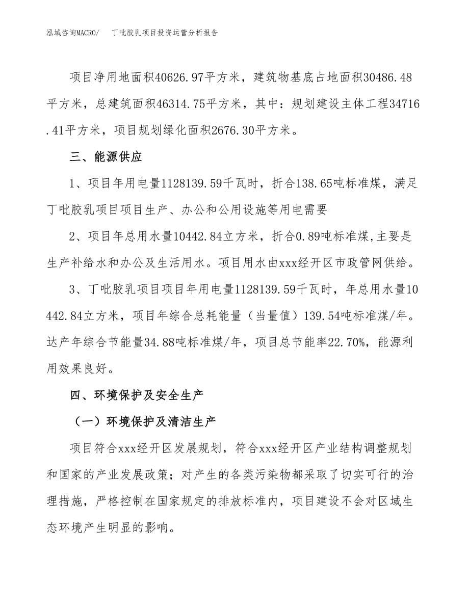 丁吡胶乳项目投资运营分析报告参考模板.docx_第5页