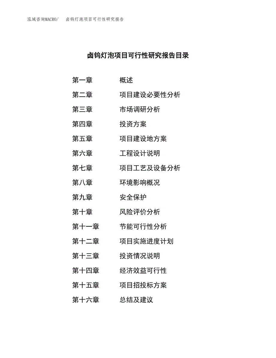 卤钨灯泡项目可行性研究报告汇报设计.docx_第4页