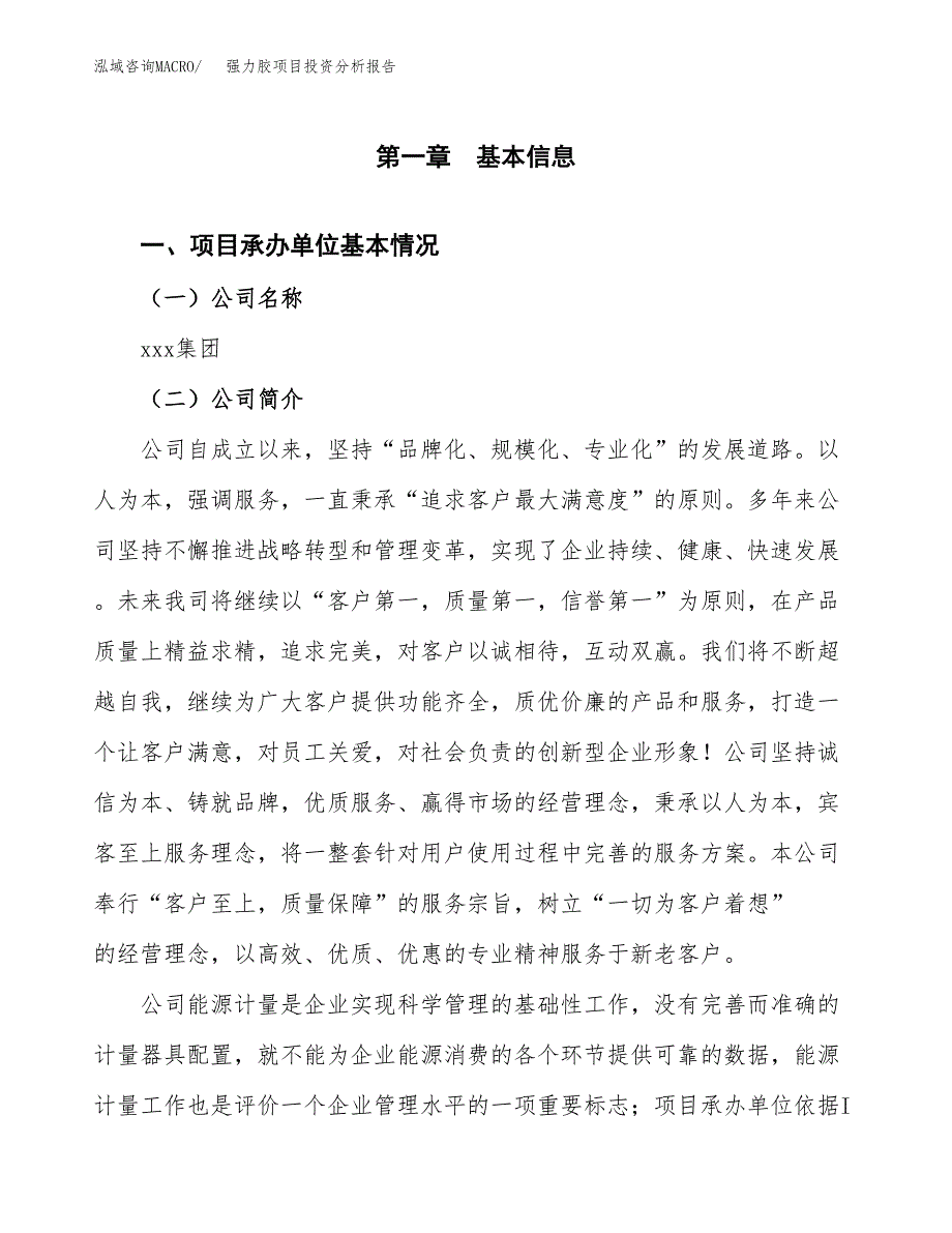 强力胶项目投资分析报告（总投资10000万元）（47亩）_第2页