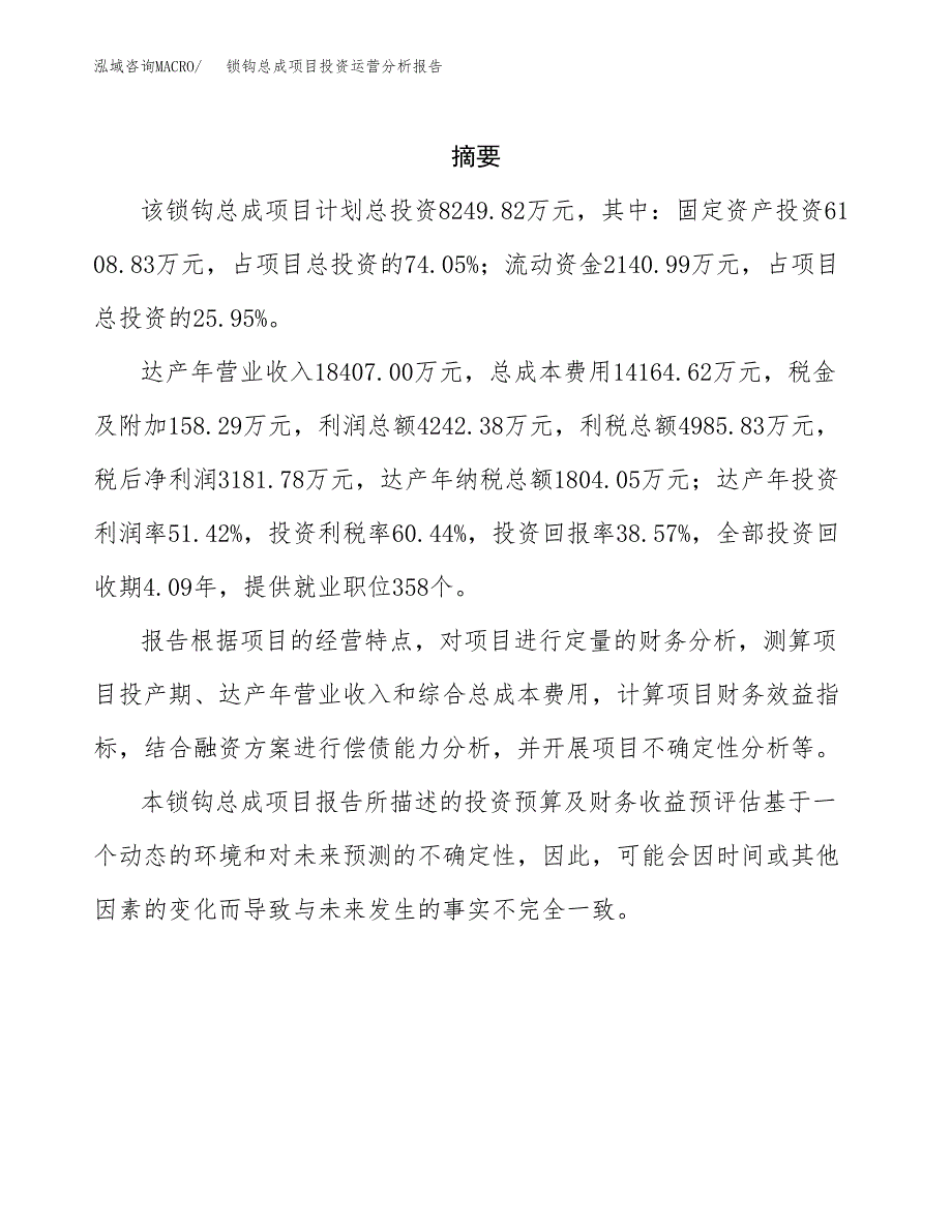 锁钩总成项目投资运营分析报告参考模板.docx_第2页