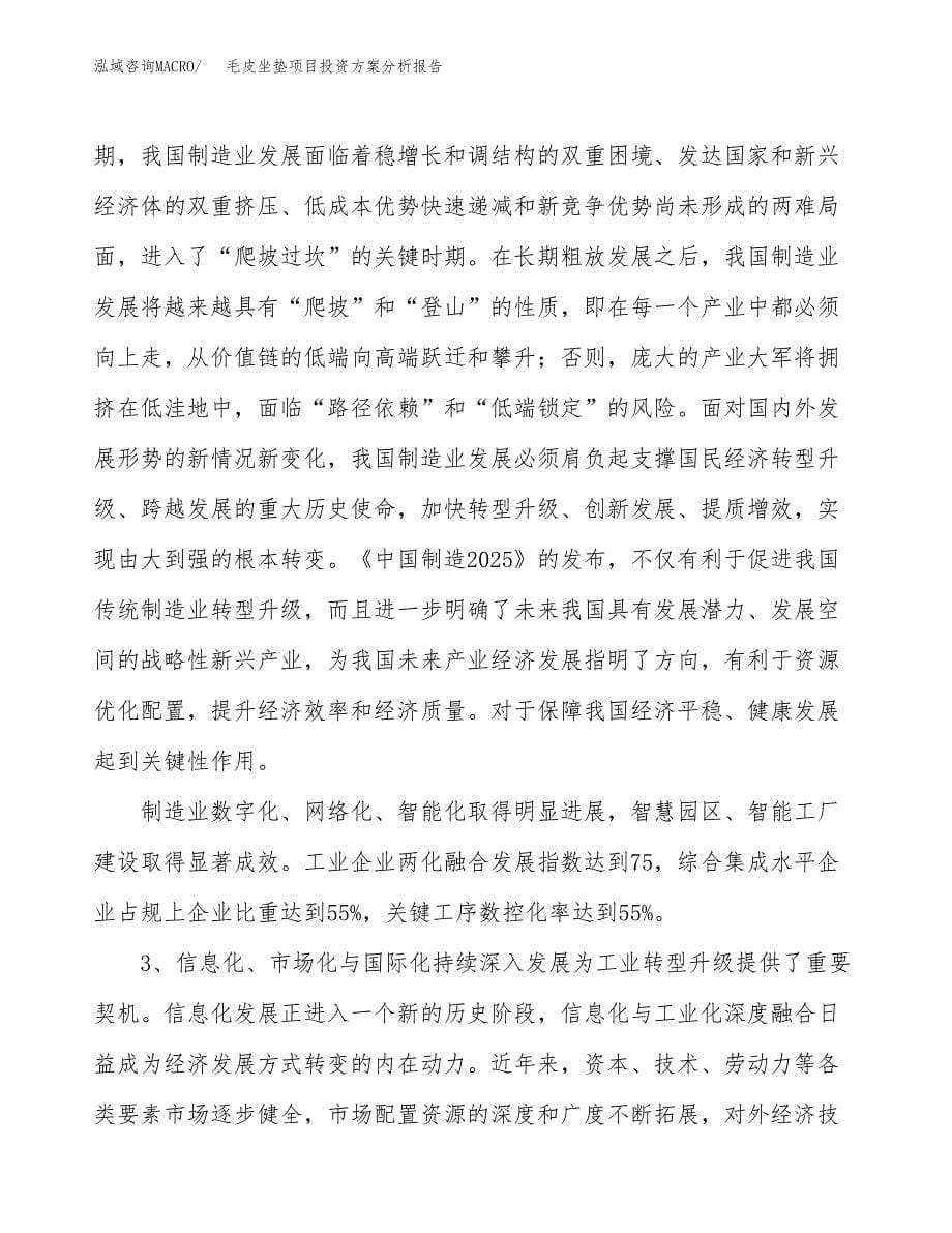 毛皮坐垫项目投资方案分析报告.docx_第5页