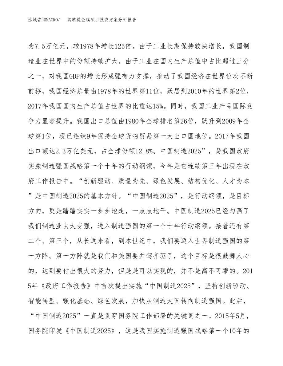 切转烫金膜项目投资方案分析报告.docx_第5页