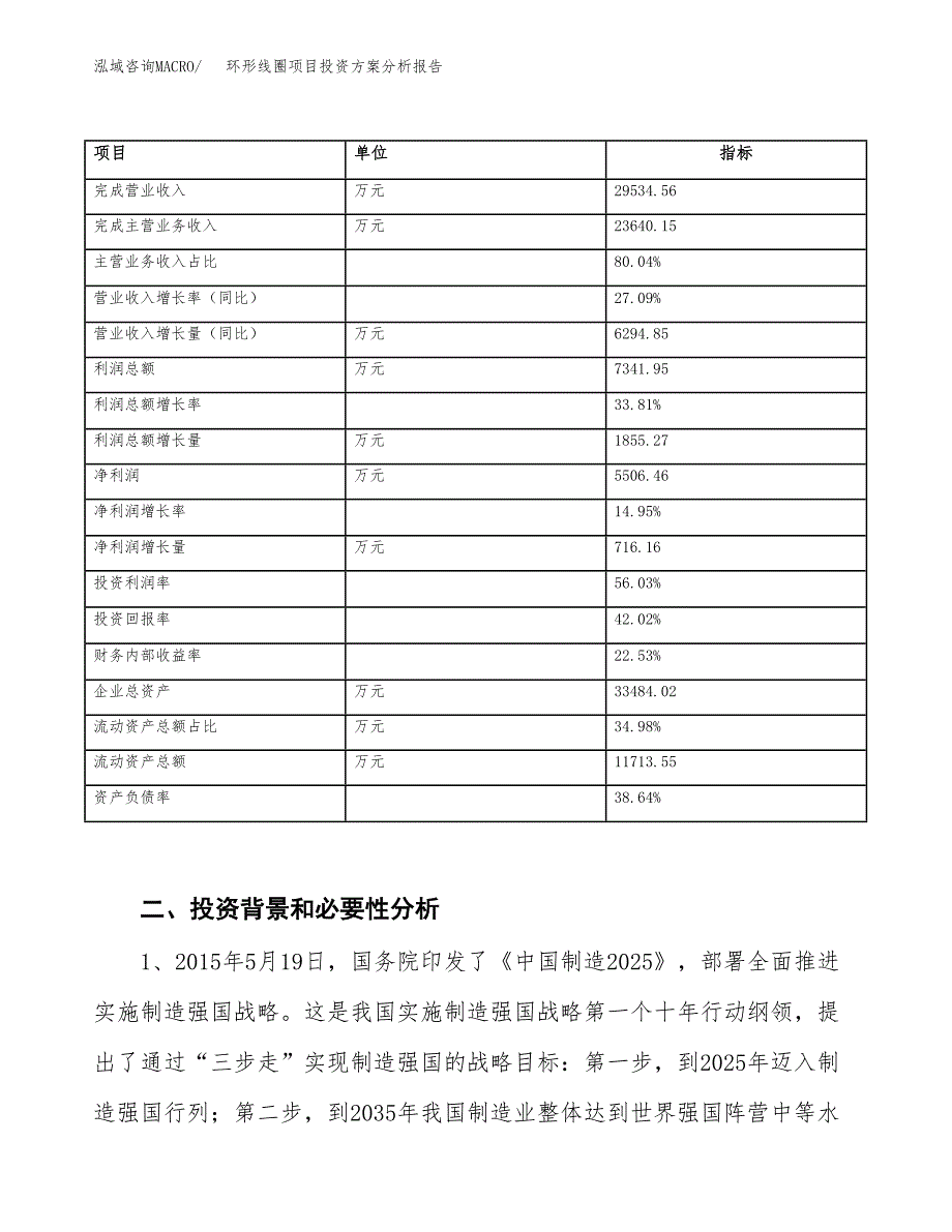 环形线圈项目投资方案分析报告.docx_第3页