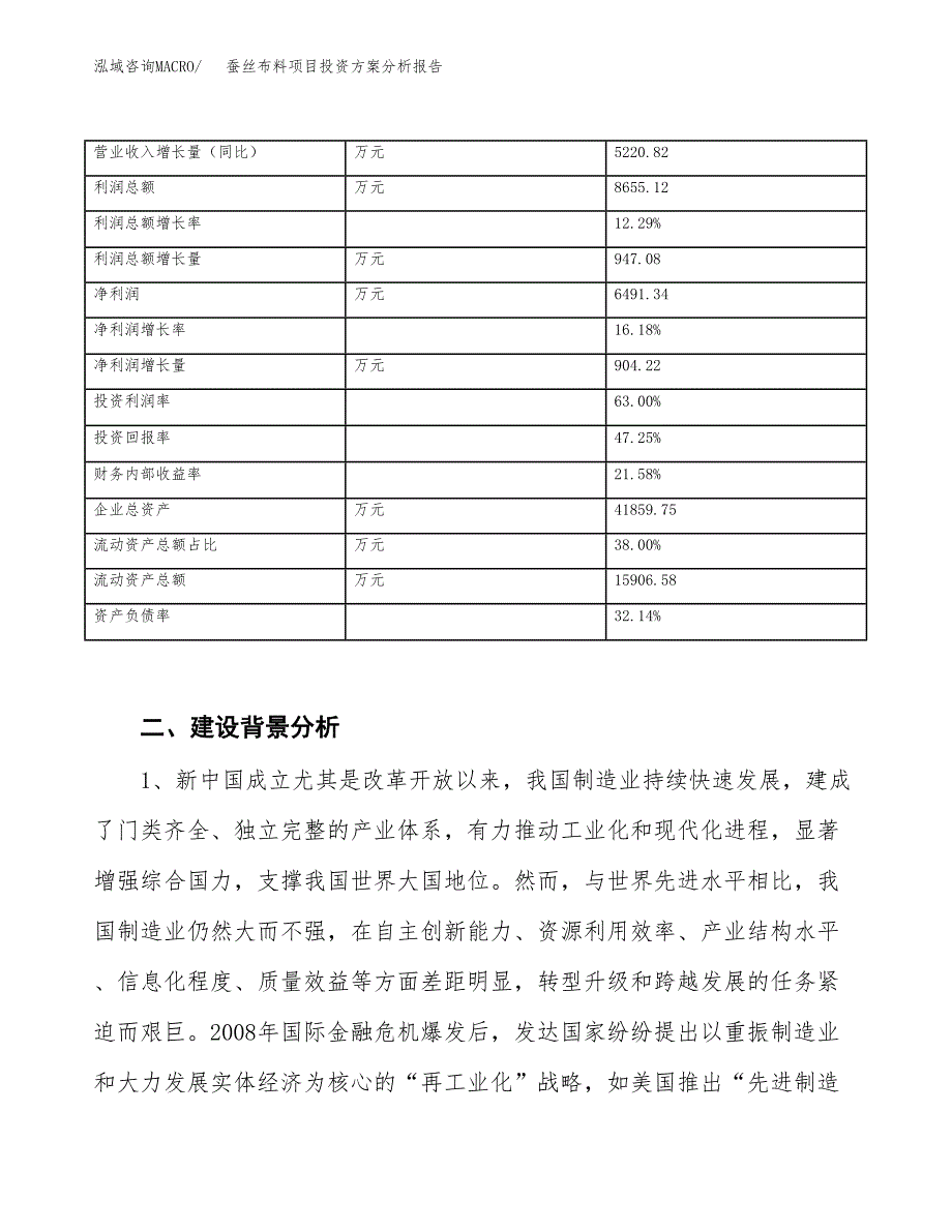 蚕丝布料项目投资方案分析报告.docx_第3页