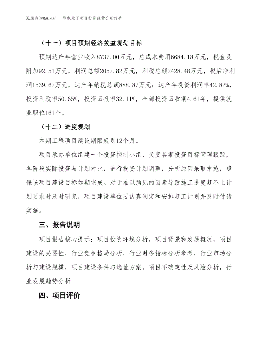 导电粒子项目投资经营分析报告模板.docx_第4页