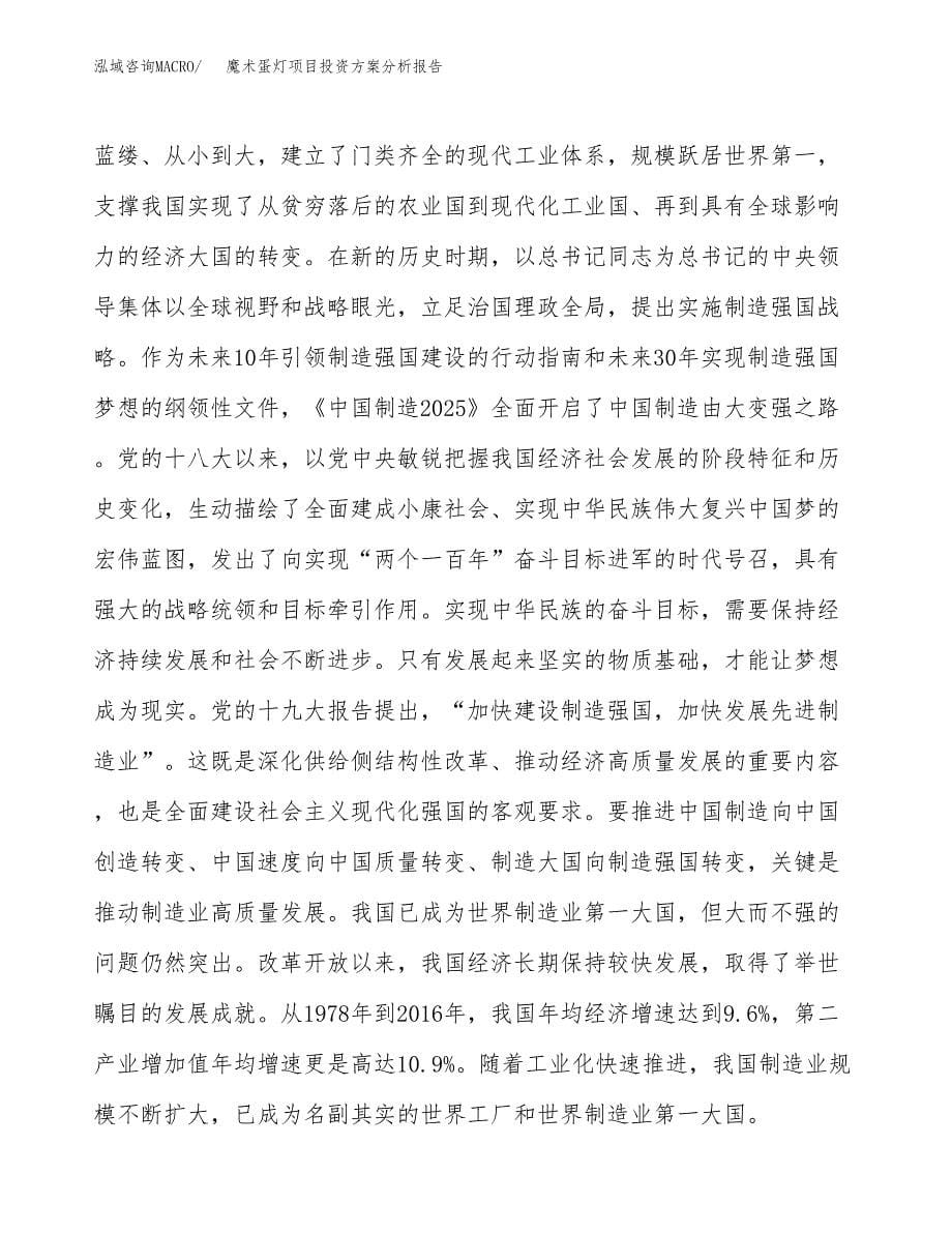 魔术蛋灯项目投资方案分析报告.docx_第5页