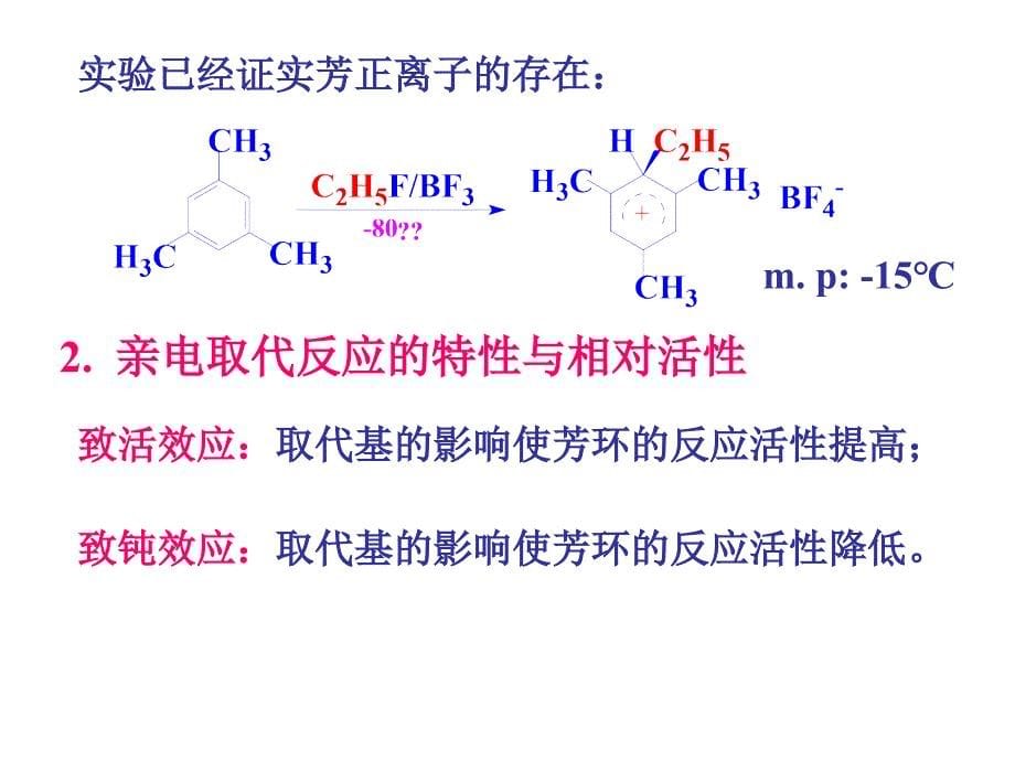 高等有机化学 第8章_芳香烃的亲电和亲核_第5页