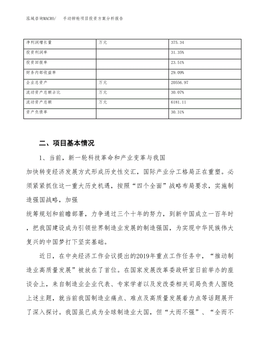 手动铆枪项目投资方案分析报告.docx_第3页