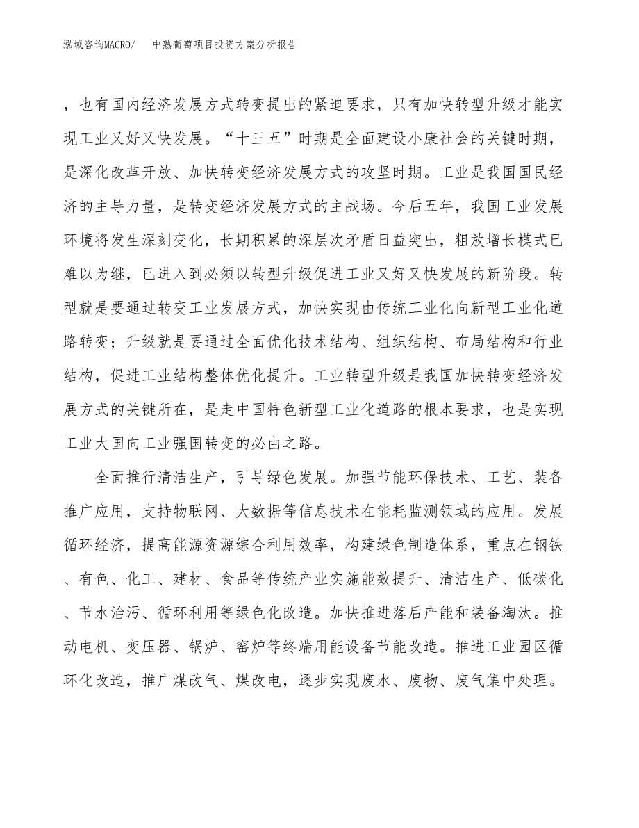 中熟葡萄项目投资方案分析报告.docx_第5页