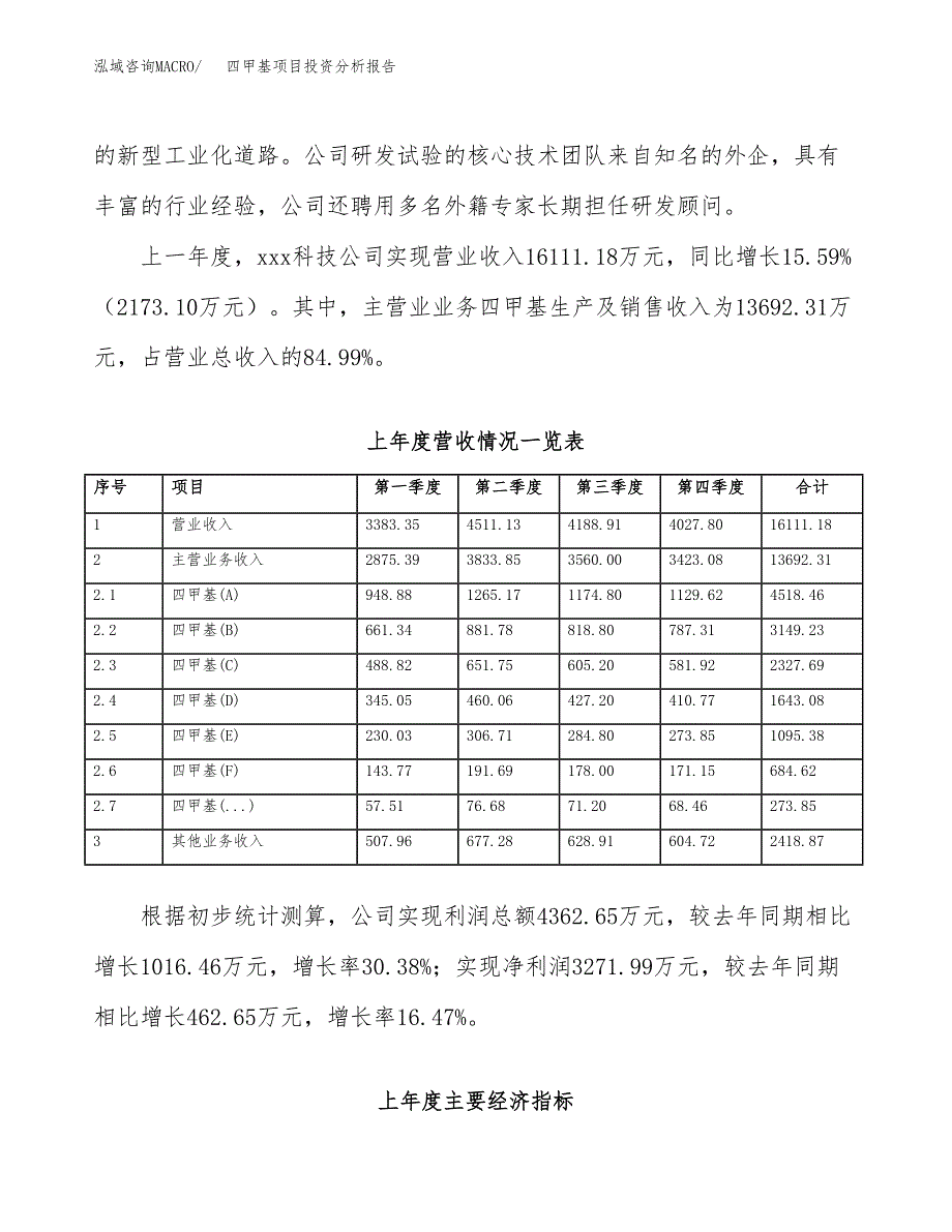 四甲基项目投资分析报告（总投资12000万元）（52亩）_第3页