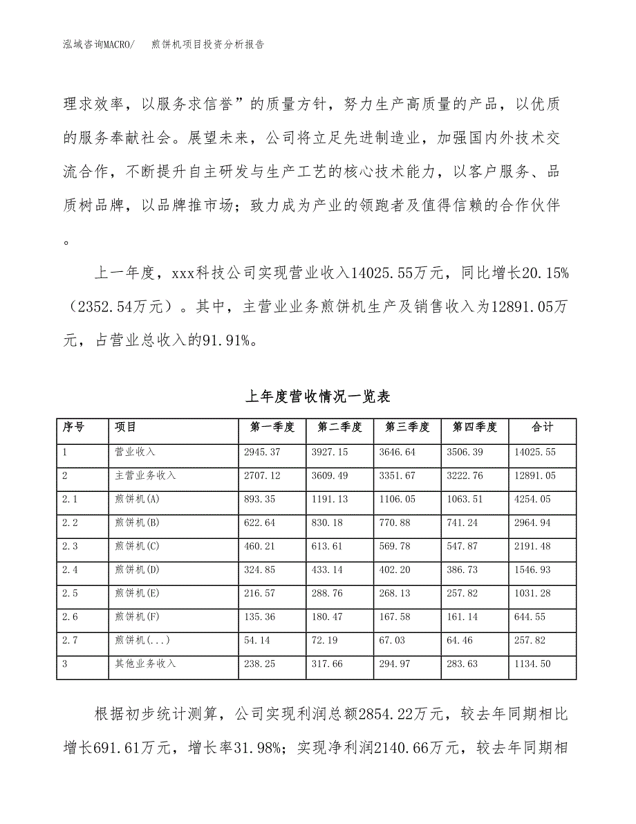 煎饼机项目投资分析报告（总投资8000万元）（35亩）_第3页