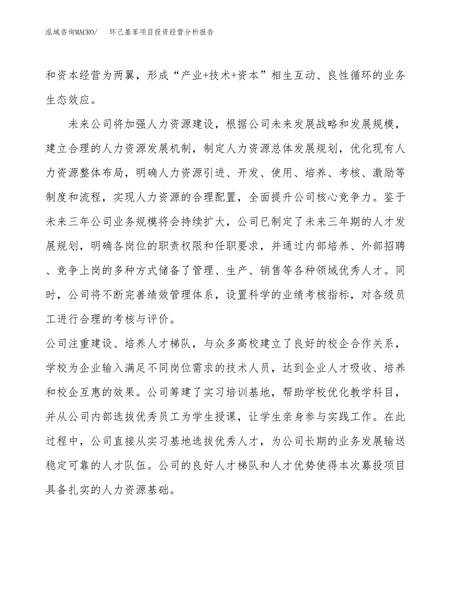 环己基苯项目投资经营分析报告模板.docx_第2页