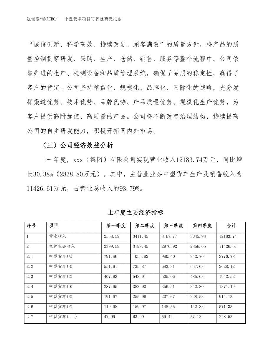 中型货车项目可行性研究报告汇报设计.docx_第5页