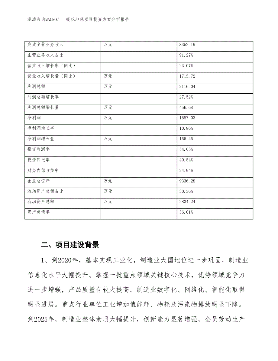 提花地毯项目投资方案分析报告.docx_第3页