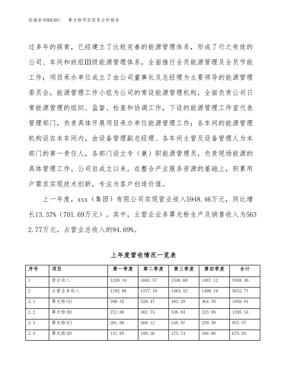 罩光粉项目投资分析报告（总投资6000万元）（22亩）_第3页