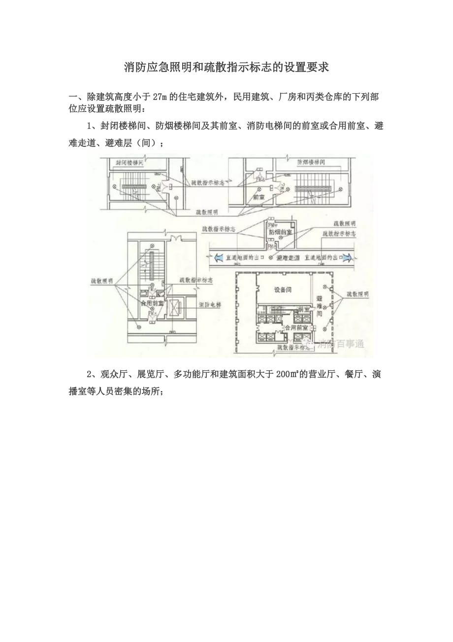 a-6页--消防应急照明和疏散指示标志的设置要求_第1页