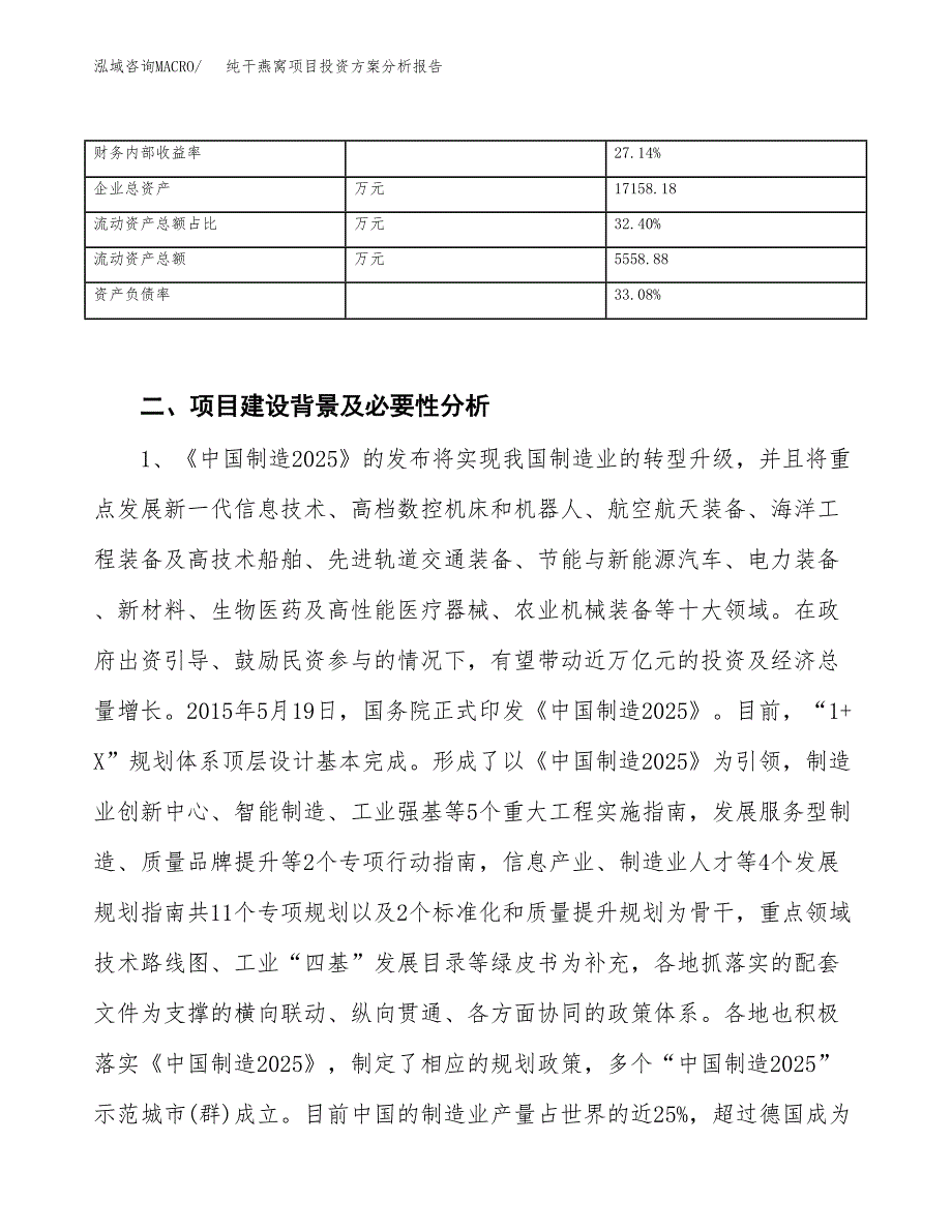 纯干燕窝项目投资方案分析报告.docx_第4页